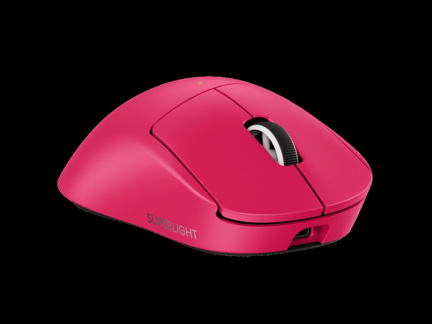 Logitech - PRO X Superlight 2 DEX Lightweight Wireless Optical HERO 2 Sensor 44 000 DPI Gaming Mouse with 5 Programmable Buttons - Wireless - Magenta